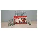 Coca Cola bell soda glasses