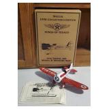 Wings of Texaco airplane bank