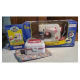 My First Singer sewing machine, sewing box