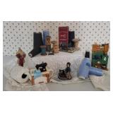 Thread spools, sewing decor