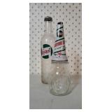Castrol motor oil glass bottles (2)