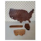 Wooden coin collectors (4)