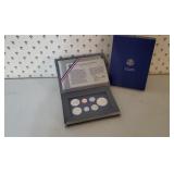 United States 1986 Prestige boxed set of coins