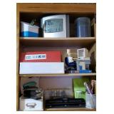 Cupboard of office supplies, Dilbert candy holder