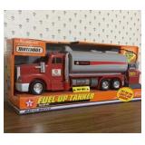 Texaco Fuel-Up Tanker Matchbox toy with gas pump