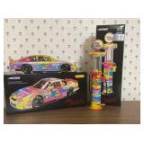 Dale Earnhardt stock car, gas pump