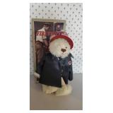 Texaco fire chief plush teddy bear