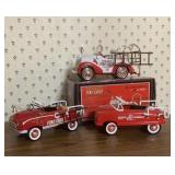 Hook and ladder toy pedal cars
 (3)