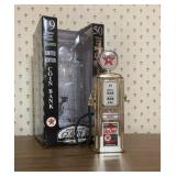 Texaco gas pump coin bank