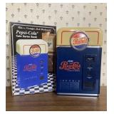 Pepsi-Cola vending machine bank