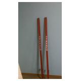 Vintage Texaco wooden stilts
