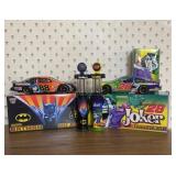 The Joker vs Batman stock car, gas pump