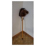Plush stick horse