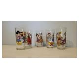 Walt Disney vintage drinking glasses (5)