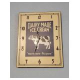 Dairy Made ice cream clock