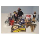 Americana decorations, Fireworks sign, flag