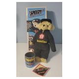 Speedy Texaco Havoline Racing teddy bear, cookie,