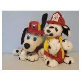 Texaco, Fire Chief plush Dalmatians (2)