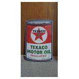 Texaco Motor Oil metal sign