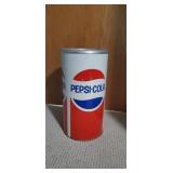 Pepsi metal trash can