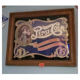 Old Fashioned Pepsi Cola advertising mirror