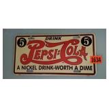 Pepsi Cola license plate