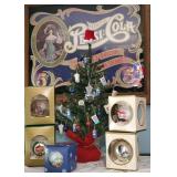 Pepsi Christmas tree, ornaments