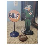 Texaco, Gulf advertising stands, Texaco trophy