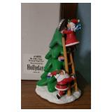 Mr. & Mrs. Claus Decorate Pepsi Tree statue