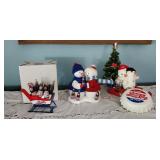 Pepsi snowmen, sleigh decorations, bottle cap