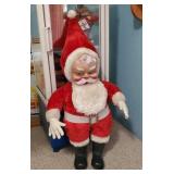 Vintage plush Santa Claus