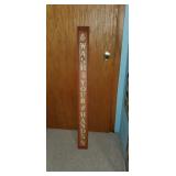 Wash Your Hands wooden sign