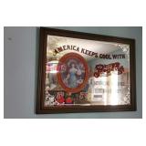 Vintage Pepsi Cola mirror