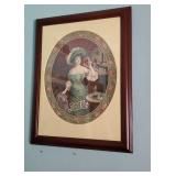 Vintage Pepsi advertising framed poster