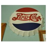 Pepsi Cola decorative bottle cap sign