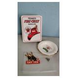 Texaco collection, pocket watch, pocket knife,