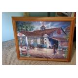 Texaco service station print