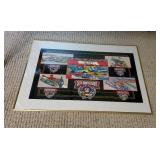 Nascar fans 50th anniversary framed poster