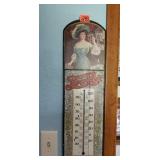 Pepsi Cola wooden thermometer
