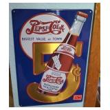 Pepsi Cola advertising sign