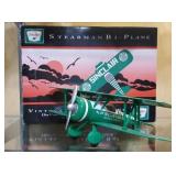 Sinclair Stearman Bi-plane airplane bank