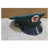 Green Texaco Service station uniform hat