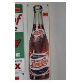Pepsi Cola soda bottle advertsing sign