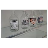 A & W root beer jugs (4)