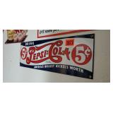 Pepsi Cola advertising sign