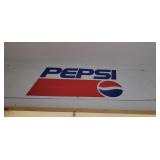 Pepsi Cola metal advertising sign