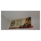 Texaco metal advertising sign