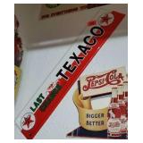 Last Chance Texaco metal advertising sign
