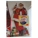 Merry Christmas Pepsi Cola Santa Claus sign