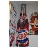 Pepsi Cola Bottle metal advertising sign